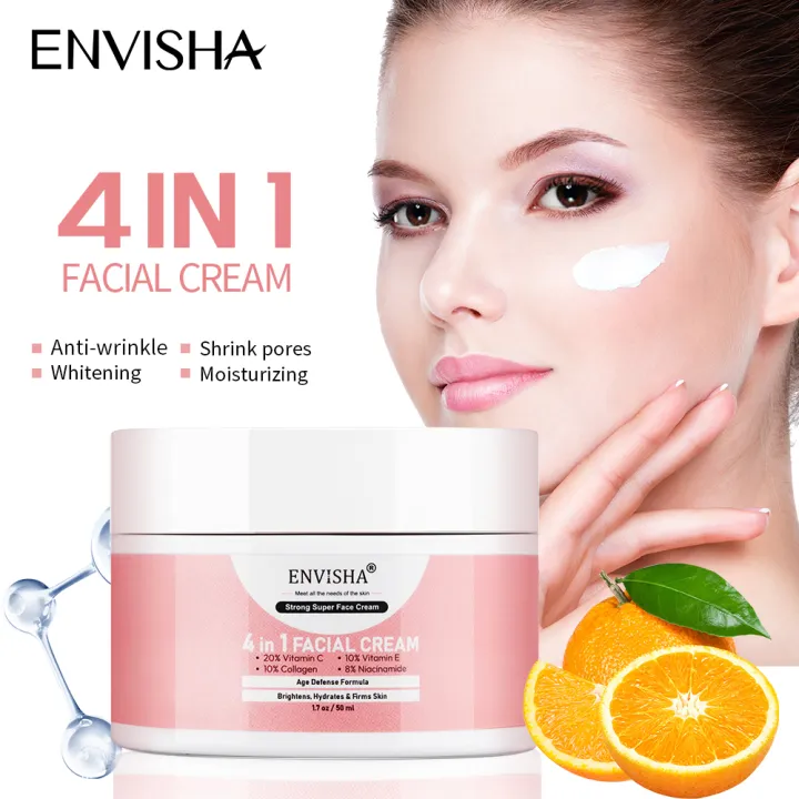 4in1 Facial Cream with Niacinamide, Vitamin C & E, and Collagen - Image 4