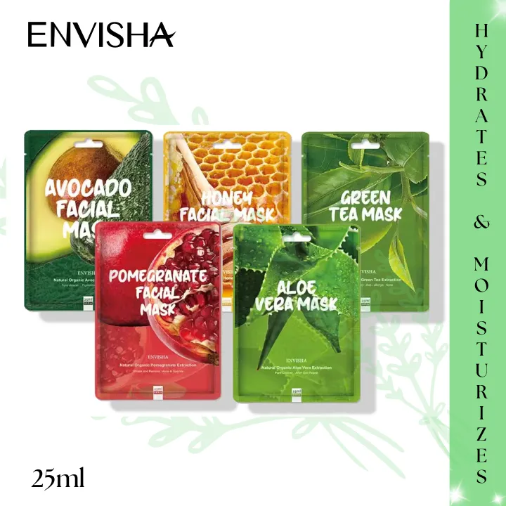 Organic Natural Fruit Extract Facial Sheet Mask – 1 Piece