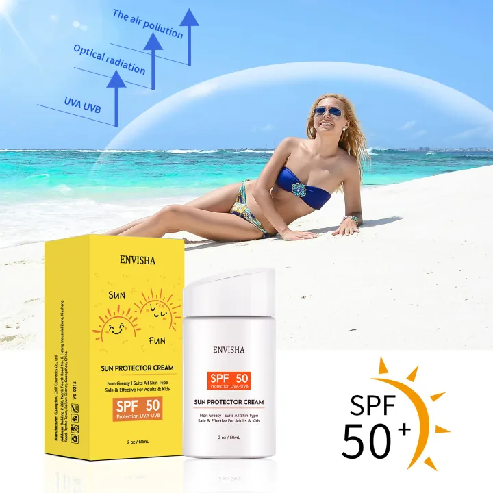 Sun Protector Cream SPF 50 UVA UVB - 60ml - Image 4