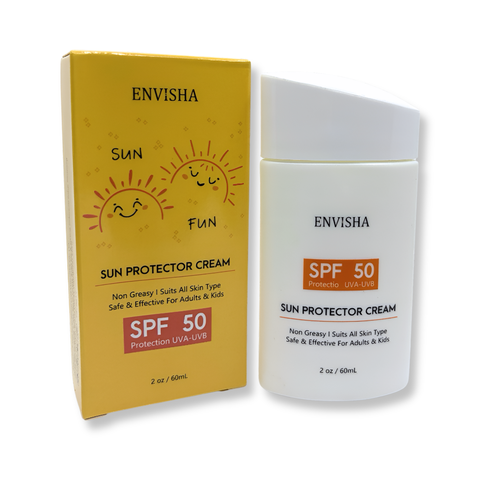 Sun Protector Cream SPF 50 UVA UVB - 60ml